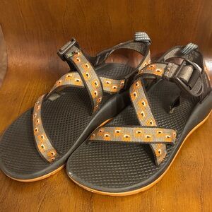 Chaco Kids Sandals - Orange and Gray